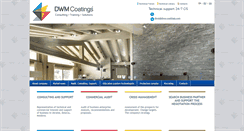 Desktop Screenshot of dwm-coatings.com